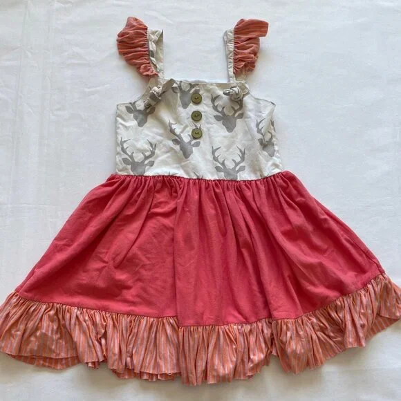 Adelaide Original Deer Dress size 4T - Picture 2 of 7